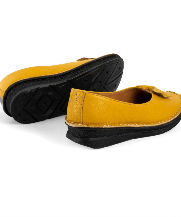 کفش چرم طبیعی زنانه چرم طبیعی شیفر Shifer مدل 5363b