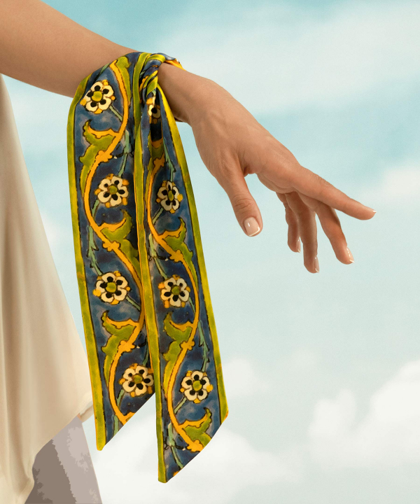 هدبند پارچه ای زنانه موج Mowj مدل زاغ