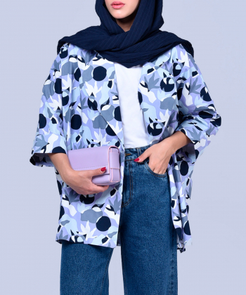 مانتو طرح دار بادی اسپینر Body Spinner کد 6143