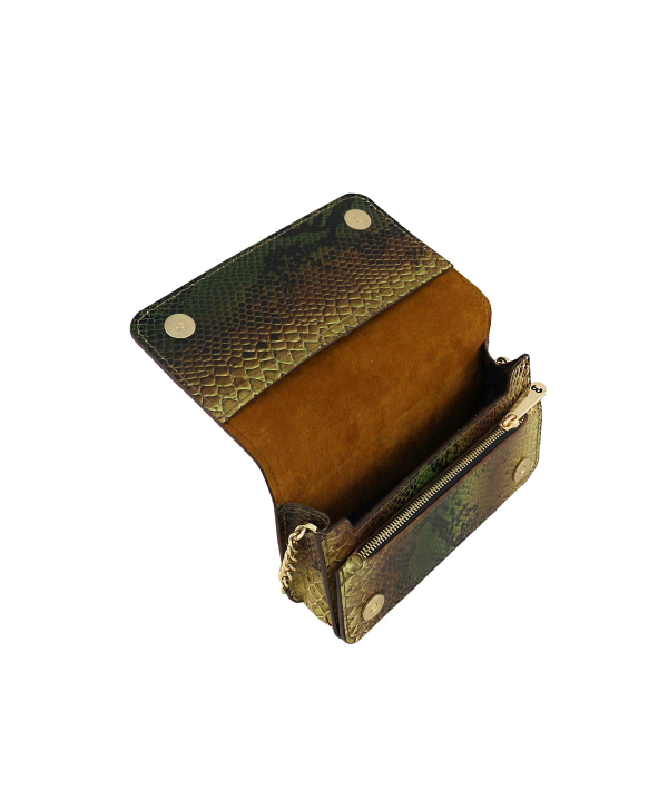 کیف دوشی چرم طبیعی زنانه منط Mante کد h197Ca