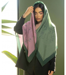 روسری زنانه طاقه چیان Taghechian مدل نگارینا