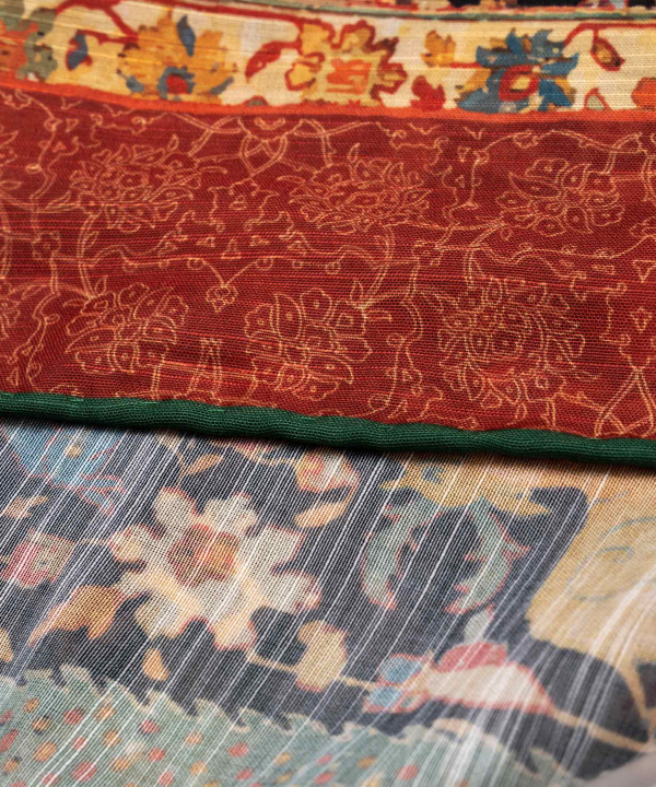 روسری کوچک زنانه موج Mowj مدل بستان