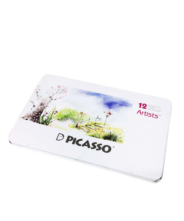 مداد رنگی 12 رنگ پیکاسو Picasso مدل Artists