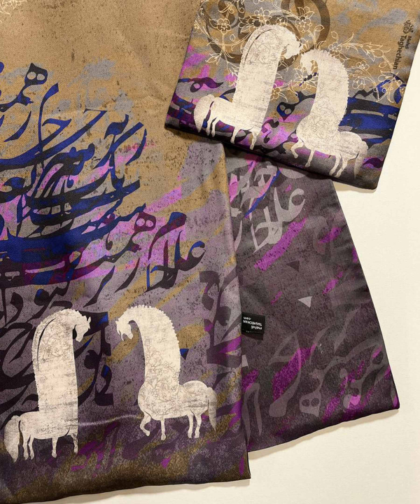 مانتو زنانه طاقه چیان Taghechian مدل چرخ کبود