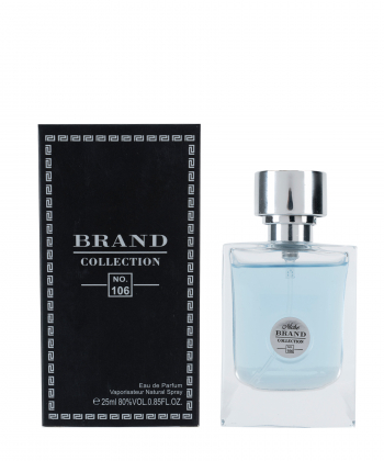 عطر جیبی مردانه برند کالکشن Brand Collection مدل Versace Pour Homme 106حجم 25 میلی لیتر