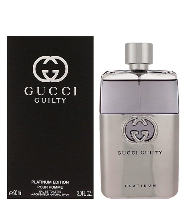 ادوتویلت مردانه گوچی مدل Guilty Platinum Edition Pour Homme حجم 90 میلی لیتر