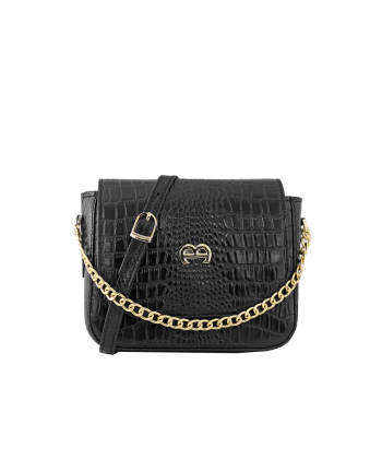 کیف دوشی چرم طبیعی زنانه منط مدل f117C