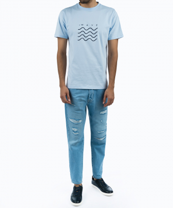 تیشرت آستین کوتاه مردانه آروما مدل 10103010