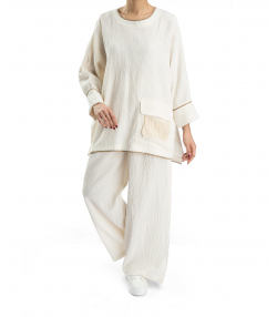 ست مانتو و شلوار زنانه پیرکاردین PierreCardin کد P01200100000220057
