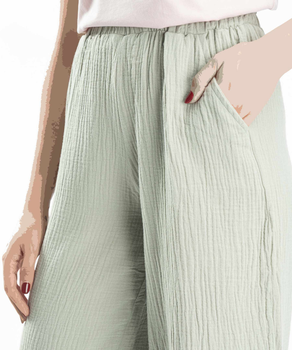 شلوار بگ پارچه ای زنانه سه دو Sedo کد 3SW62NW2661