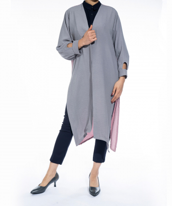 مانتو  بلند زنانه زاگرس مدل am-zag-24550016