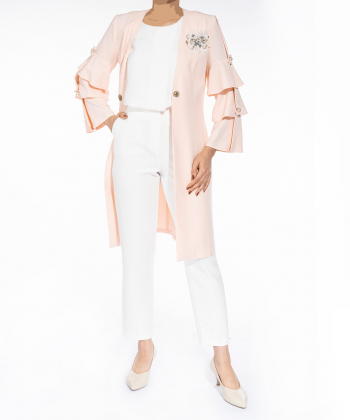 ست مانتو و شال زنانه تولیکا Tulika کد 71825