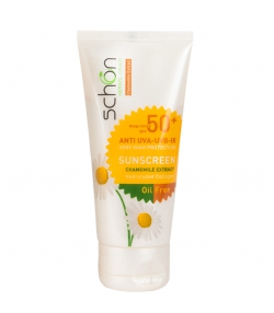 کرم ضد آفتاب رنگ بژ SPF50 شون Schon حجم 50 میلی لیتر