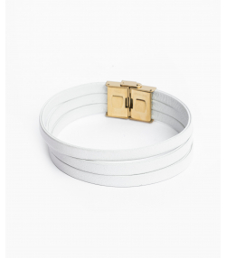 دستبند  چرم طبیعی بیسراک Bisrak کدLeatherBracelet-104