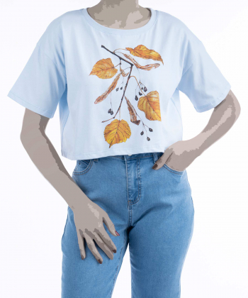 تیشرت کوتاه زنانه نیونیل Newnil کد A5026