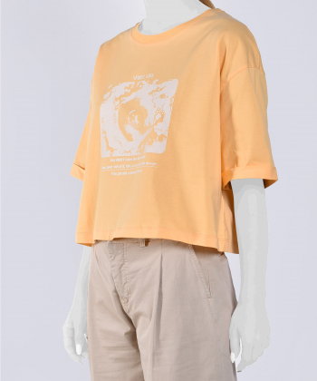 تیشرت کوتاه زنانه بادی اسپینر Body Spinner کد 5313