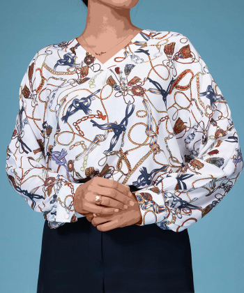 بلوز زنانه برنس Bornos مدل چیچک