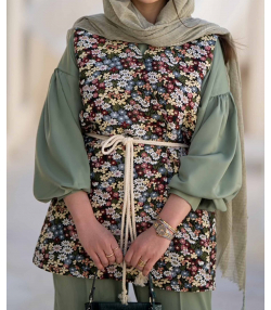 ست سه تکه لباس زنانه  میس ال کالکشن Missel Collection مدل سرمه