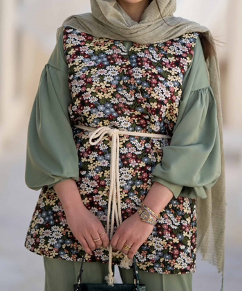 ست سه تکه لباس زنانه  میس ال کالکشن Missel Collection مدل سرمه