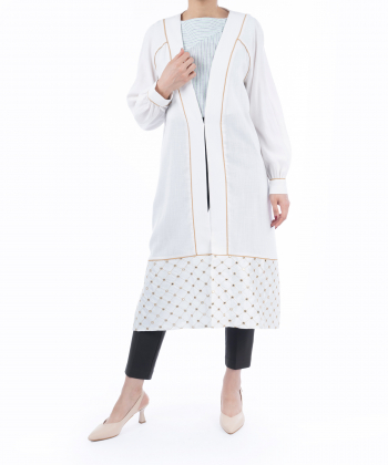 مانتو بلند زنانه تولیکا مدل 72375