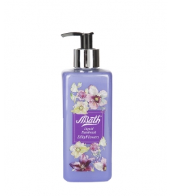 مایع دستشویی سوپرفاین بس Bath مدل گل های ابریشم وزن 500 گرم