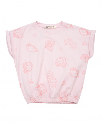 تیشرت آستین کوتاه دخترانه نونا مدل 11353