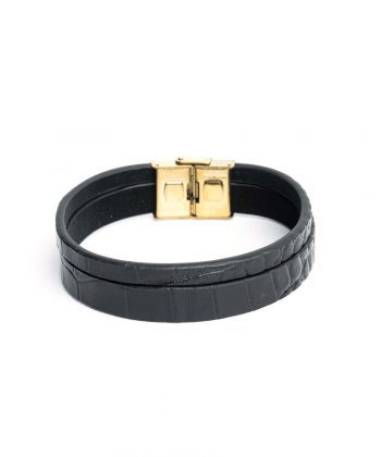 دستبند چرم طبیعی زنانه بیسراک مدل 132R