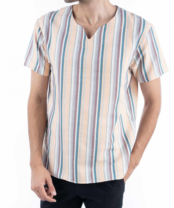 تیشرت آستین کوتاه مردانه آر ان اس مدل 12021760