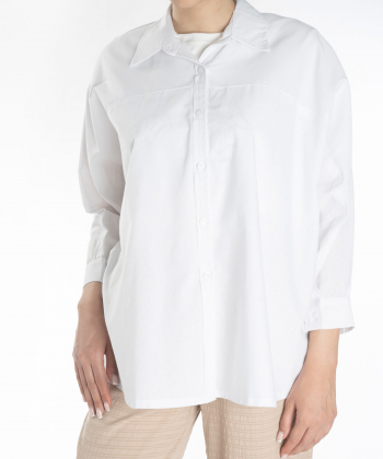 مانتو شومیزی کوتاه زنانه بهبود مدل BEH-701086