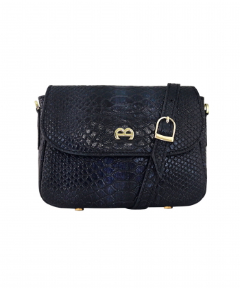 کیف دوشی زنانه چرم طبیعی منط Mante کد B214