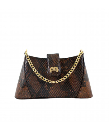 کیف دوشی چرم طبیعی زنانه منط مدل 4114C