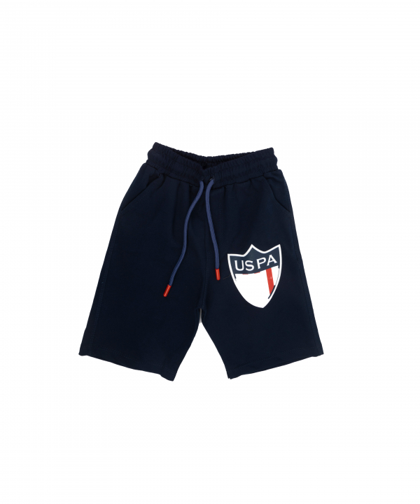 ست تیشرت و شلوارک پسرانه یو اس پولو کیدز US Polo Kids کد 2612A3
