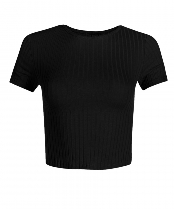 تیشرت آستین کوتاه نخی زنانه سولا مدل SL316600072