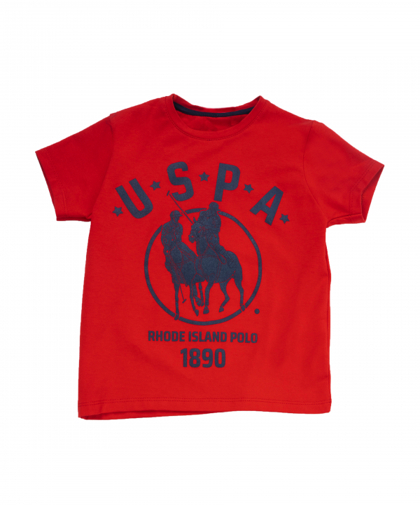 ست تیشرت و شلوارک پسرانه یو اس پولو کیدز US Polo Kids کد 2612A4