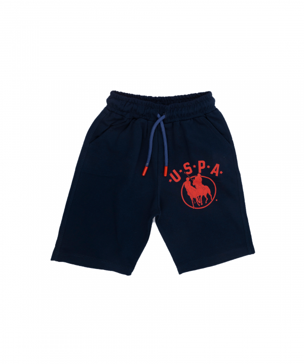 ست تیشرت و شلوارک پسرانه یو اس پولو کیدز US Polo Kids کد 2612A4