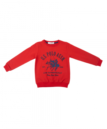 سویشرت نازک پسرانه یو اس پولو کیدز US Polo Kids کد 4012A3