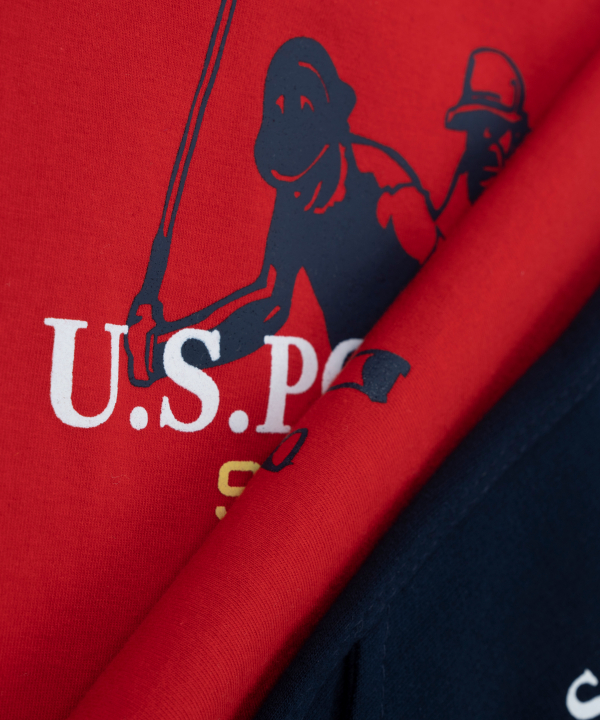 ست تیشرت و شلوارک پسرانه یو اس پولو کیدز US Polo Kids کد 2612A2