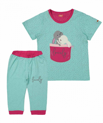 ست تیشرت و شلوار راحتی دخترانه مادر Madar کد 910370