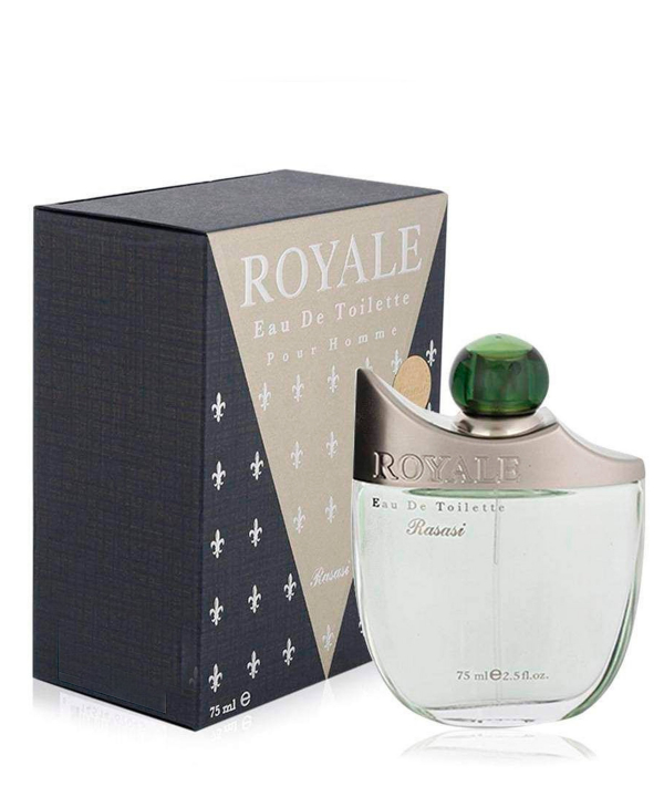 ادوتویلت مردانه رصاصی Rasasi مدل Royal حجم 75 میلی‌لیتر