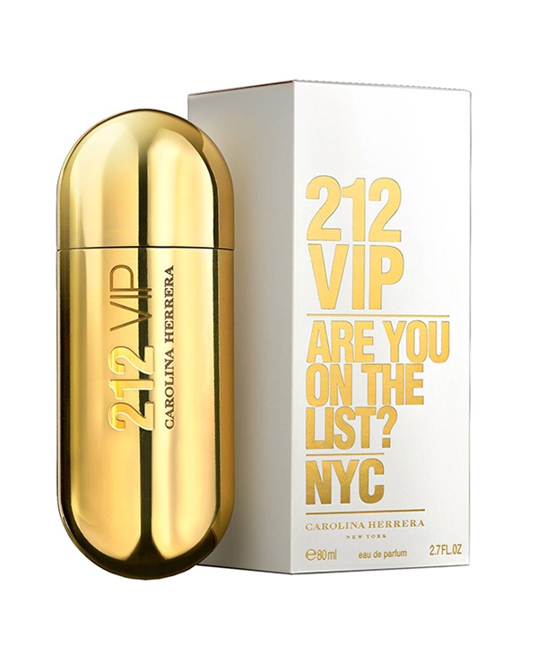 ادوپرفیوم زنانه گرم کارولینا هررا Carolina Herrera مدل 212 VIP حجم 80 میلی لیتر