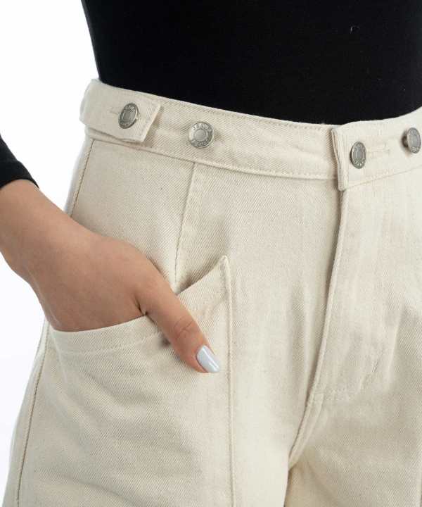 شلوار بگ جین زنانه جوتی جینز JootiJeans کد 31759404