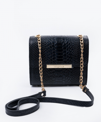 کیف دوشی چرم طبیعی زنانه منط مدل F113C