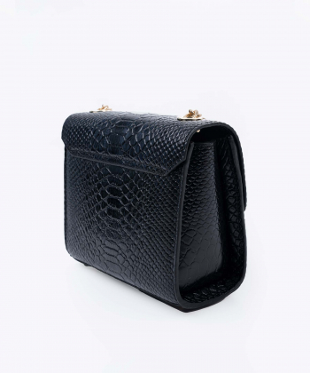 کیف دوشی چرم طبیعی زنانه منط مدل F113C