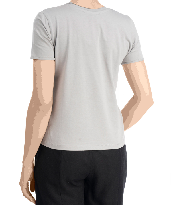 تیشرت آستین کوتاه نخ پنبه زنانه تیارا مدل am-tia-302341356