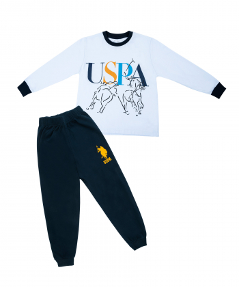 ست تیشرت شلوار پسرانه یو اس پولو کیدز US Polo Kids کد t10405