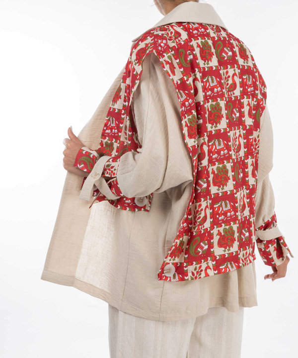 مانتو زنانه تیفی Tiffi کد 3stp254