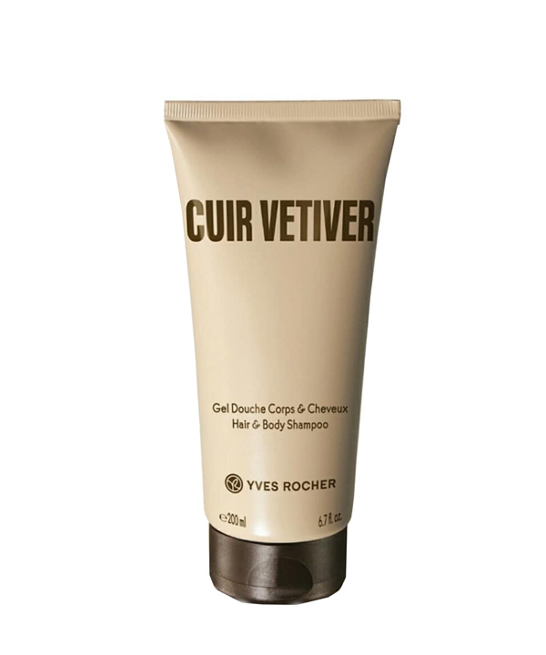 ست ادو تویلت و ژل حمام ایوروشه مدل CUIR VETIVER