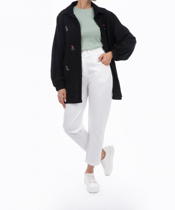 مانتو پاییزه ورساچه جینز Versace Jeans کد vzw146