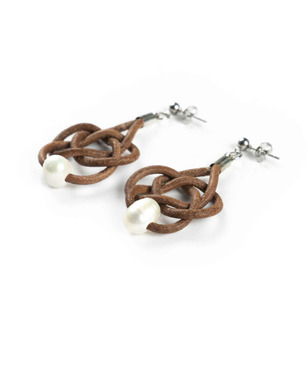 گوشواره چرم مارانتو Maranto Leather مدلE0844101