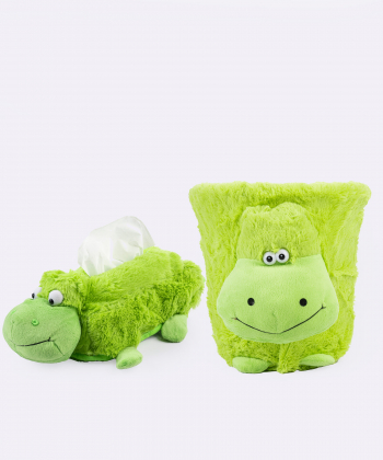 ست کاور سطل زباله و دستمال کاغذی عروسکی کی تویز Kitoys کدKAWARSATL